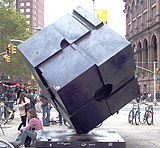 The Cube (Alamo by Tony Rosenthal) at Astor Place