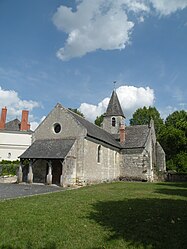 The church of Saint-Quentin, in La Croix-en-Touraine