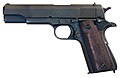 The M1911, an early semi-automatic pistol
