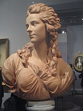 Bust of Madame Vigée Le Brun by Augustin Pajou (1785), Louvre