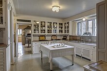 The kitchen at the Edsel & Eleanor Ford House