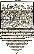 A page from Francesco Colonna's Hypnerotomachia Poliphili, printed by Aldus Manutius