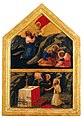 Masaccio (zugeschrieben), Tafel mit Gebet im Ölberg und büßendem Hieronymus, um 1424–1425, Lindenau-Museum, Altenburg