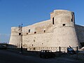 Nur von der Stadtseite sieht das Castello Aragonese von Ortona noch beeindruckend aus.