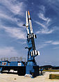 KSR-II at a launchpad