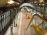 The platform roof, restored from the 2nd station building era