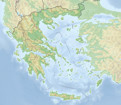 Reliefkarte: Griechenland