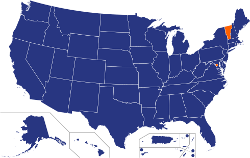 First-place winners of each state