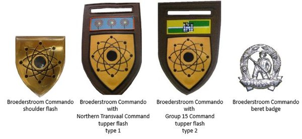 SADF era Broederstroom Commando insignia