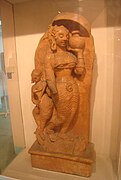 Indian terracotta figure, Gupta dynasty, at the National Museum, New Delhi