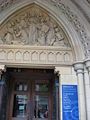 Image 8Entrance at Truro Cathedral has a welcome sign in several languages, including Cornish. (from Culture of Cornwall)