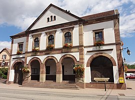 The town hall in Valff