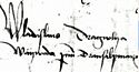 Vlad III's signature