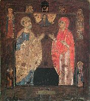 Russian icon, perhaps before 1169