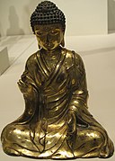 Liao era bronze figure of Gautama Buddha