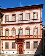 The external facade of Casa Manzoni.