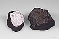 2. Two fragments of the the Chelyabinsk meteor, which had exploded over Chelyabinsk, Russia, on February 15, 2013.