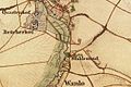 Die Ortslage Strahlenend auf der Urkatasterkarte von 1846