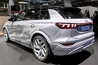 Audi Q6 e-tron prototype rear