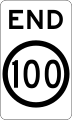 (R4-12) End of 100 km/h Speed Limit