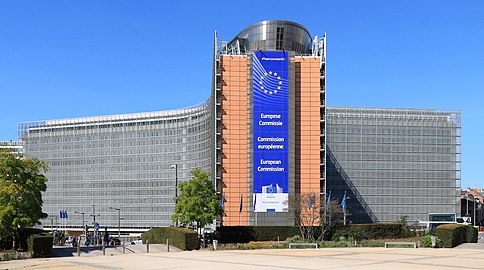 The Berlaymont building, primary headquarters of the European Commission