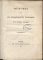 Mémoire sur les transcendantes elliptiques, 1817