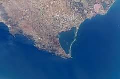 Photo of Mar Menor as seen from International Space Station.