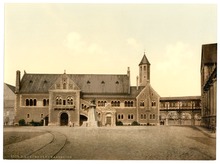 Burg Dankwarderode in Braunschweig kurz nach Abschluss der Rekonstruktion