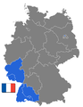 Französische Besatzungszone (in der Fläche bis Dez. 1945)