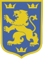 Wappen der ukrainischen Division im Distrikt Galizien (1941–1944), siehe 14. Waffen-Grenadier-Division der SS (galizische Nr. 1)
