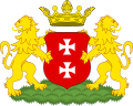 Early Coat of Arms of the Republic of Danzig (Napoleonic).svg