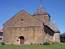 The church of Barricourt in Tailly