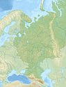 Lokalisierung von Moskau in Russland Europäischer Teil
