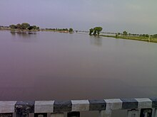 Ghaggar river in September, near Anoopgarh Sri Ganganagar Rajasthan