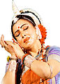 Bhattacharyaa performing an Odissi Dance