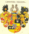 Wappen der hessischen Landgrafen im Siebmacher von 1605