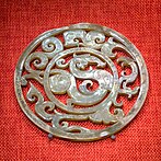 Jade Openwork Disc with Dragon and Phoenix, China, 2nd century BC, Museum of the Mausoleum of the Nanyue King