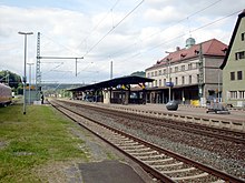 Der Kronacher Bahnhof