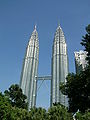 Zwillingstürme der Petronas Towers in Kuala Lumpur, Malaysia