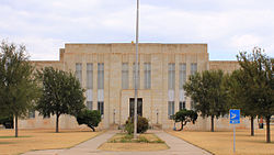 The Knox County Courthouse in Benjamin