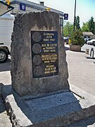 Memorial à L'Isle sur la Sorgue