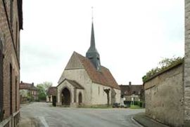 The church in Le Bignon-Mirabeau