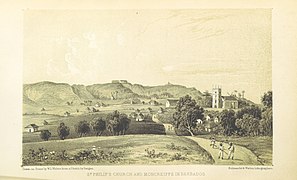 St.Philip's church and Moncreiffe in Barbados, 1848
