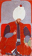 Portrait of Suleiman the Magnificent, Sultan of the Ottoman Empire from 1520 to 1566, from the book Semailname