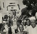 Image 5Julius Nyerere demanding political independence for Tanganyika in 1961. (from History of Tanzania)