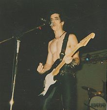 Steele fronting The Undead, Indianapolis, Indiana, 2000