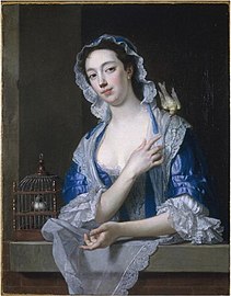 Margaret ('Peg') Woffington, Actress, c. 1738 (Victoria & Albert Museum).