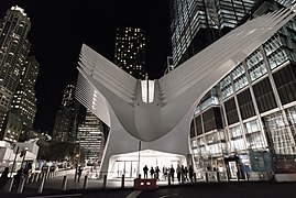 World Trade Center (PATH-Station) in Manhattan, New York