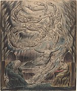 William Blake, Queen Katherine's Dream, c. 1825, NGA 11638