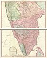 1800 Faden Rennell Wall Map of India - Geographicus - India